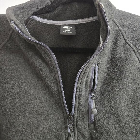 STARTER Shirt Men's Long Sleeve High Neck 1/4 Zip Pullover Black Small 34-36 - Picture 5 of 10